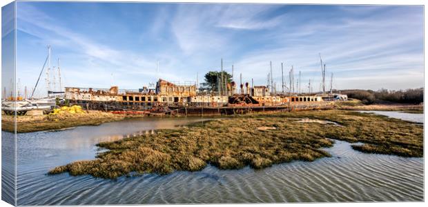 PS Ryde Queen Canvas Print by Wight Landscapes