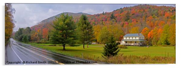 Vermont in the fall Acrylic by Richard Smith