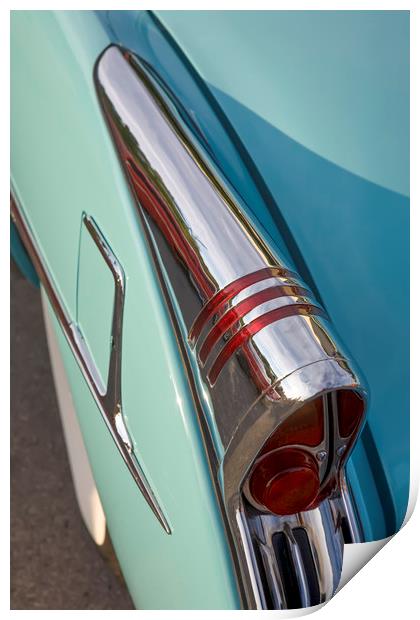 Buick Skylark Tail Fin Print by Luc Novovitch