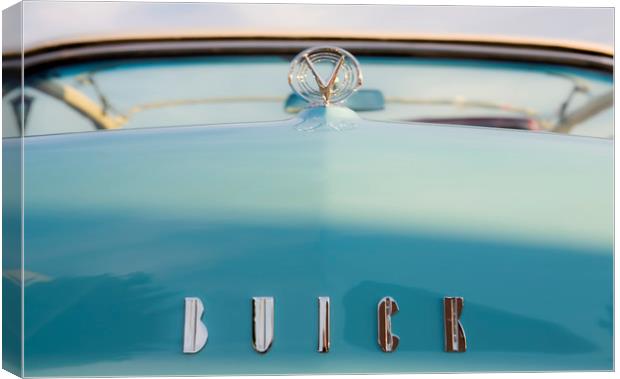 Classic Buick Car Hood Canvas Print by Luc Novovitch