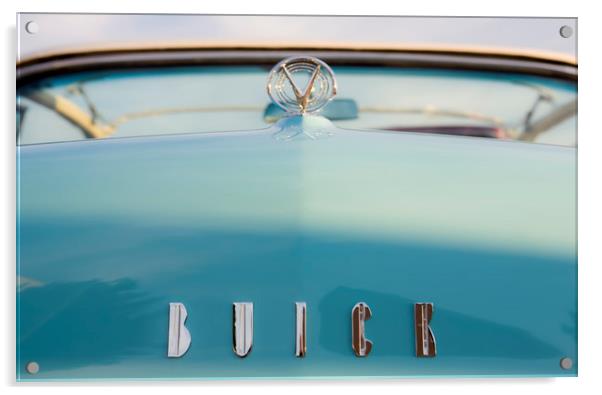 Classic Buick Car Hood Acrylic by Luc Novovitch