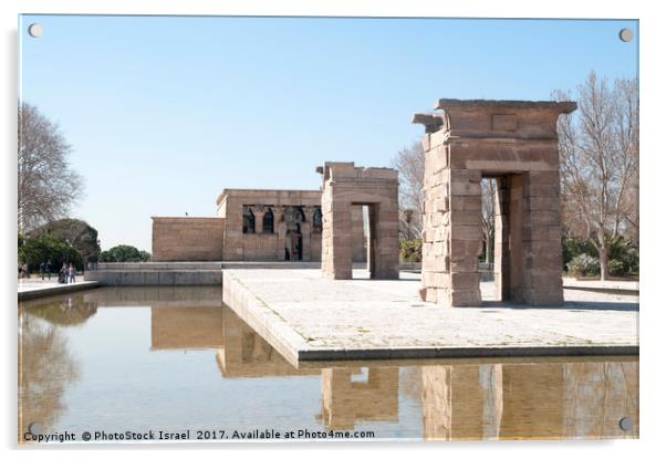 Templo de Debod  Acrylic by PhotoStock Israel