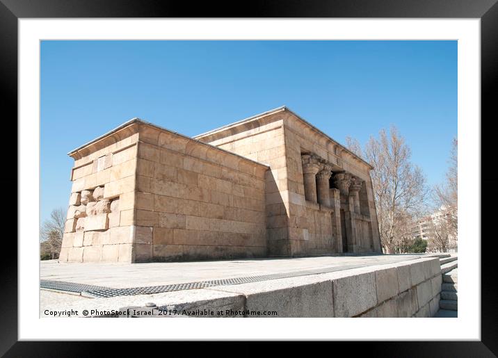 Templo de Debod  Framed Mounted Print by PhotoStock Israel