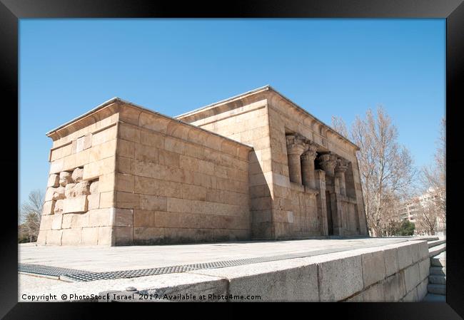 Templo de Debod  Framed Print by PhotoStock Israel