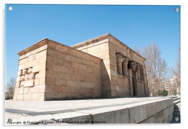 Templo de Debod  Acrylic by PhotoStock Israel