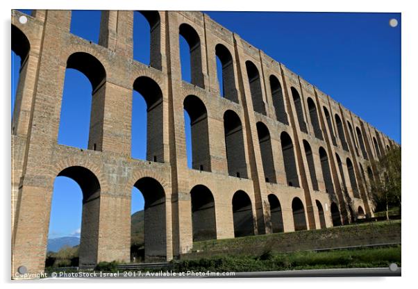 Caroline Aqueduct Acrylic by PhotoStock Israel