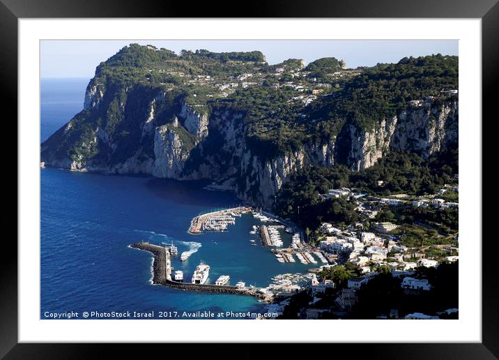  Marina Grande, Capri, Campania, Italy Framed Mounted Print by PhotoStock Israel