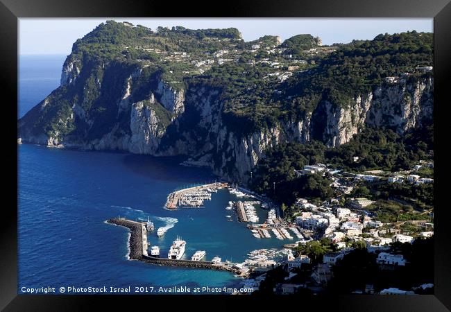  Marina Grande, Capri, Campania, Italy Framed Print by PhotoStock Israel