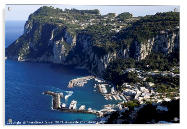  Marina Grande, Capri, Campania, Italy Acrylic by PhotoStock Israel