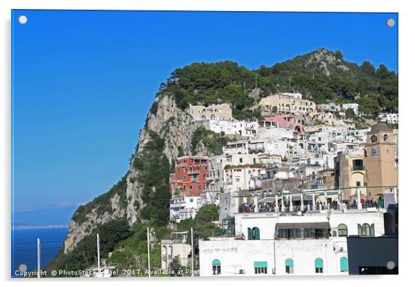 Capri island, Italy Acrylic by PhotoStock Israel