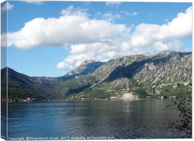 Bay of Kotor, Montenegro Canvas Print by PhotoStock Israel