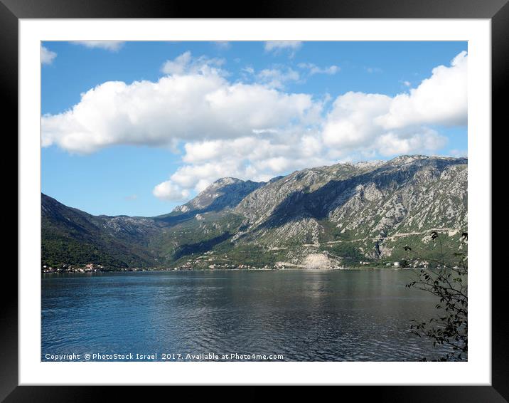 Bay of Kotor, Montenegro Framed Mounted Print by PhotoStock Israel