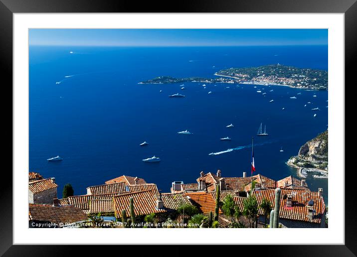 Èze, Alpes-Maritimes department, France Framed Mounted Print by PhotoStock Israel