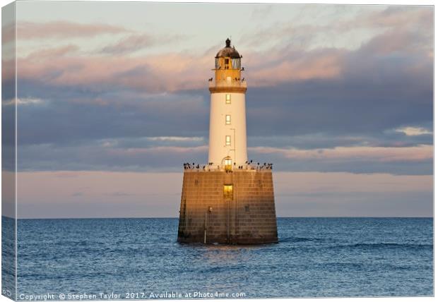 Rattray Head Lighthouse Canvas Print by Stephen Taylor