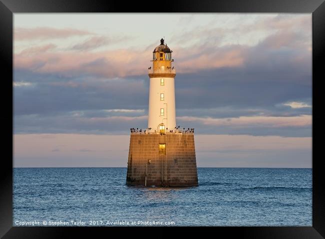 Rattray Head Lighthouse Framed Print by Stephen Taylor