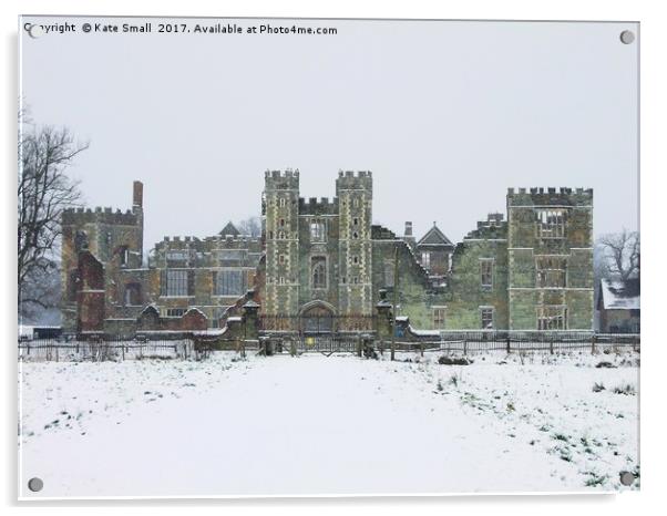 Cowdray Ruins Acrylic by Kate Small
