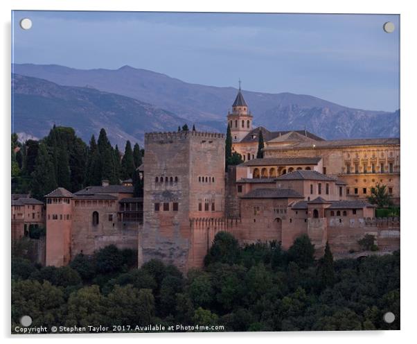 The Alhambra Acrylic by Stephen Taylor