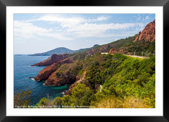 The French Riviera  Framed Mounted Print by PhotoStock Israel