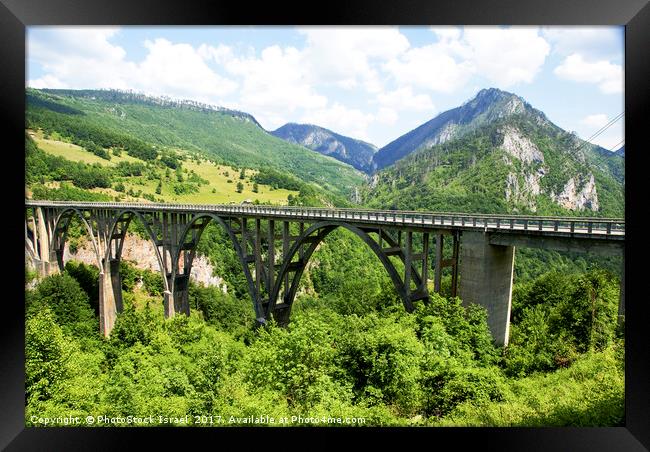 Tara River, Montenegro Framed Print by PhotoStock Israel