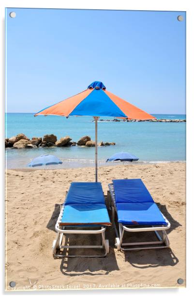 Beach Resort Acrylic by PhotoStock Israel