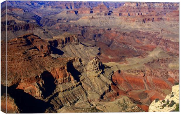 The Grand Canyon, State Of Arizona  Canvas Print by Aidan Moran