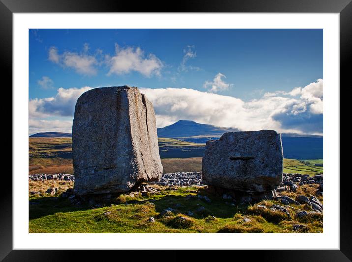 The Cheese Press Stones Framed Mounted Print by David McCulloch