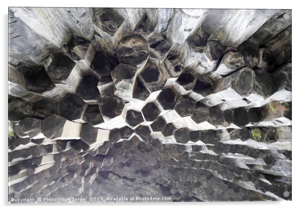 Basalt Rock columns formations Acrylic by PhotoStock Israel