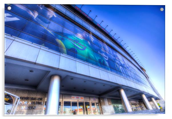 Fenerbahce Stadium Acrylic by David Pyatt