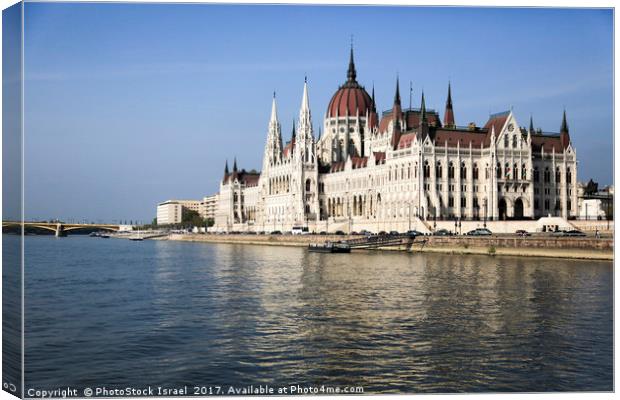 Budapest, Parliament Building  Canvas Print by PhotoStock Israel