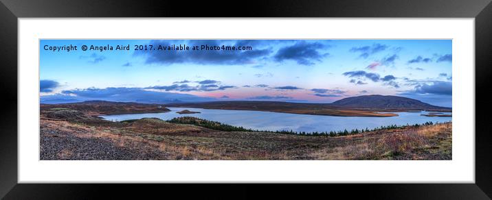  Iceland. Framed Mounted Print by Angela Aird