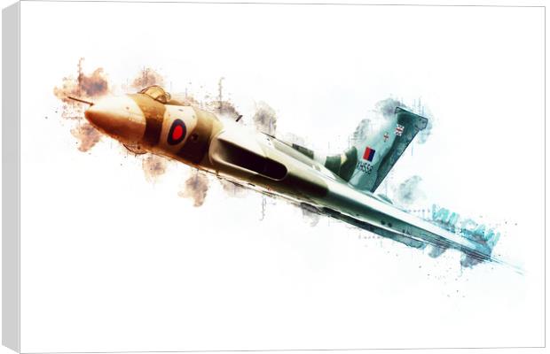 Vulcan Bomber - Tech Canvas Print by J Biggadike
