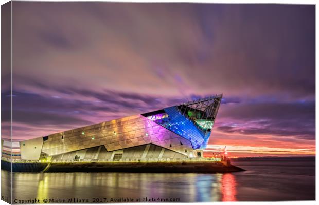 The Deep, Hull Canvas Print by Martin Williams