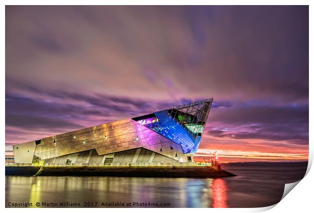 The Deep, Hull Print by Martin Williams