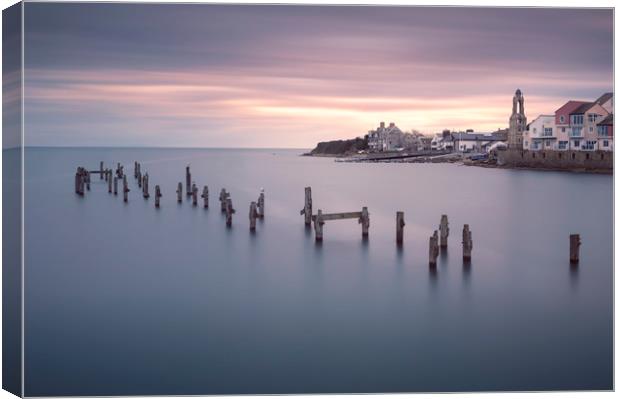 The Old Pier Canvas Print by Chris Frost