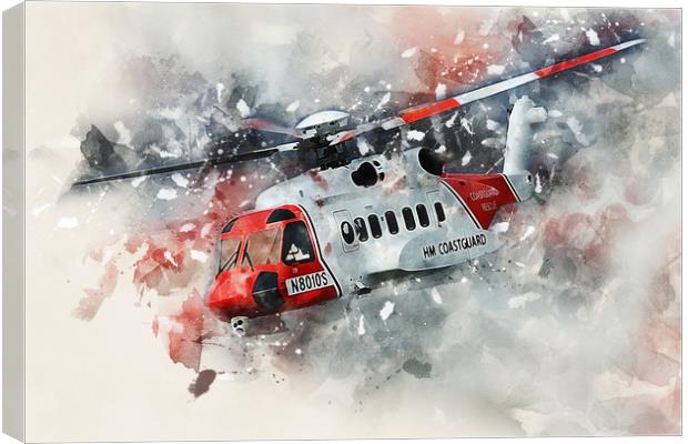 Sikorsky S92 Canvas Print by J Biggadike
