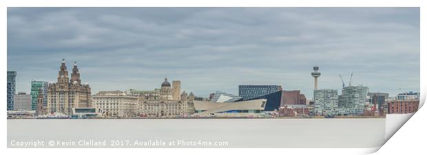 Liverpool Water Front. Print by Kevin Clelland