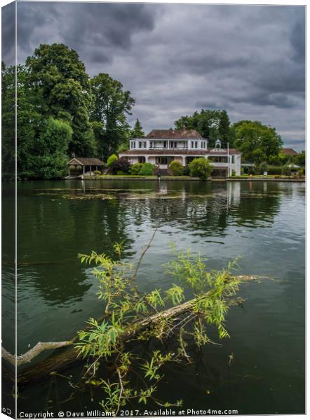 Henley On Thames Canvas Print by Dave Williams