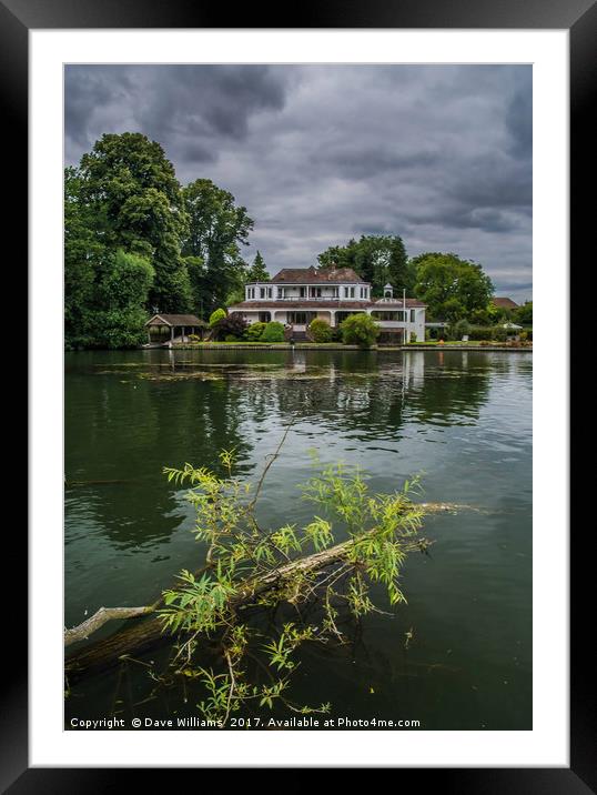 Henley On Thames Framed Mounted Print by Dave Williams