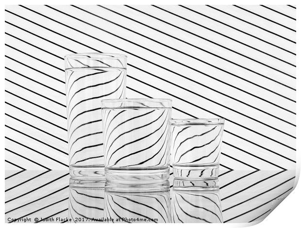 Reflection, refraction Print by Judith Flacke
