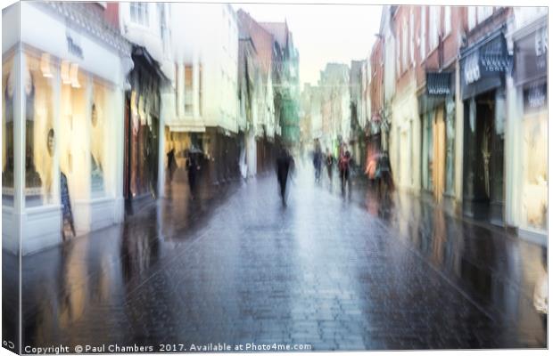 Winchester High Street Canvas Print by Paul Chambers