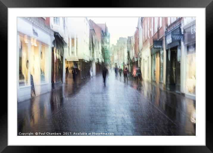 Winchester High Street Framed Mounted Print by Paul Chambers
