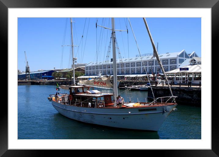 Cape Town Waterfront, South Africa  Framed Mounted Print by Aidan Moran