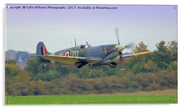 Spitfire Duxford 2017 Acrylic by Colin Williams Photography