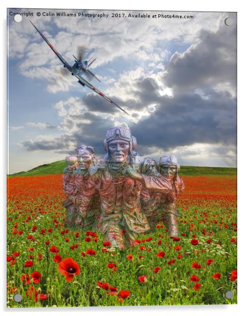 We Salute The Few Acrylic by Colin Williams Photography