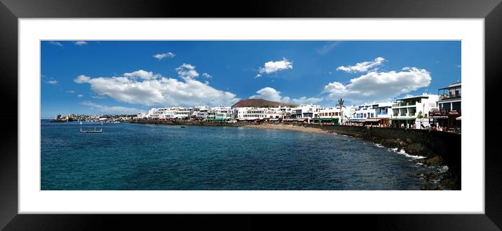 Playa Blanca - West Framed Mounted Print by Kevin McNeil