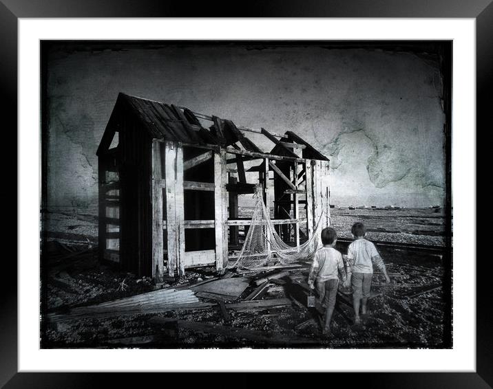 Dungeness Framed Mounted Print by Kim Slater