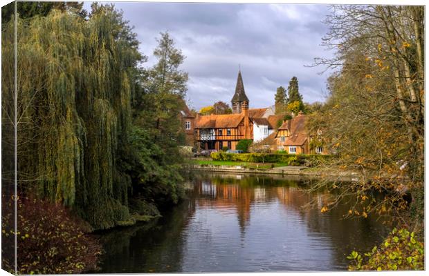 Whitchurch on Thames mill Canvas Print by Tony Bates