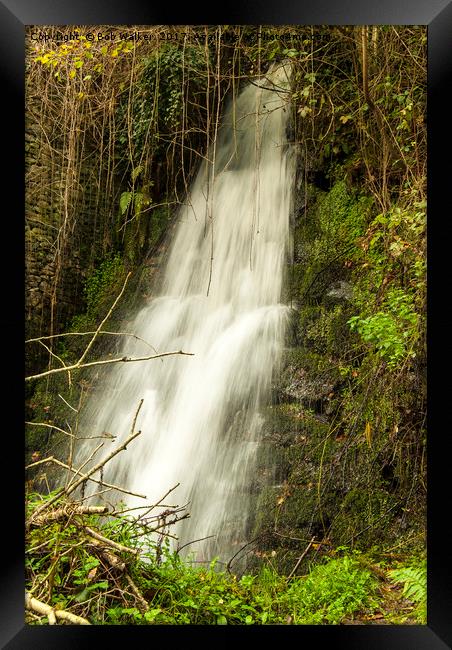 Water Fall at Luxulyan Valley Framed Print by Bob Walker