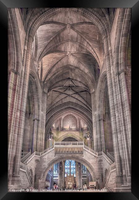 Liverpool Anglican Cathedral Framed Print by Kevin Clelland