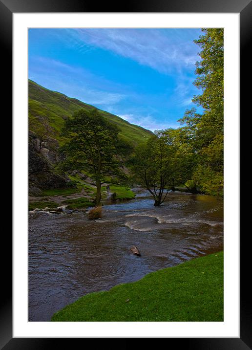 Dovedale Framed Mounted Print by peter tachauer